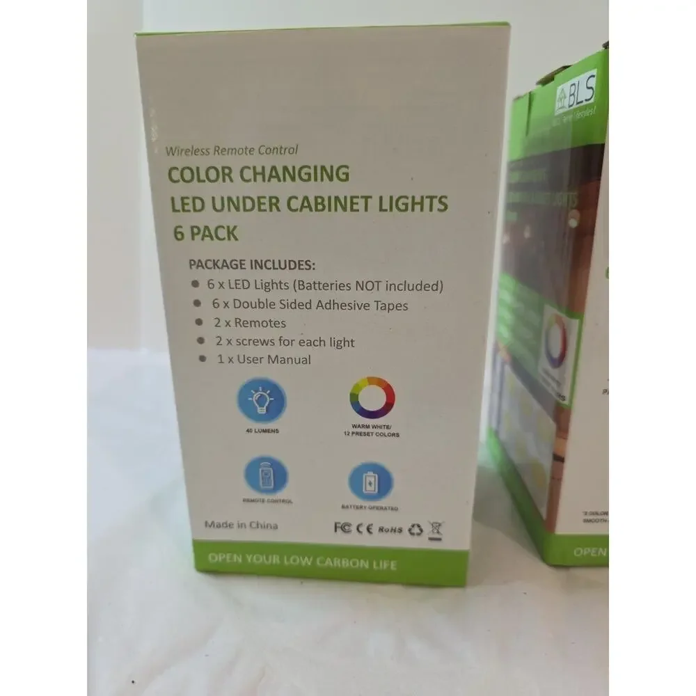 Bliss Better Lifestyles Remote Control Color Changing Led Under Cabinet Lights 6